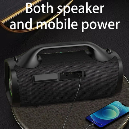 Zealot S79 100W Wireless Speaker, Portable Outdoor Subwoofer, HiFi Sound, Dual Pairing, Fast Charging, 24000mAh Battery