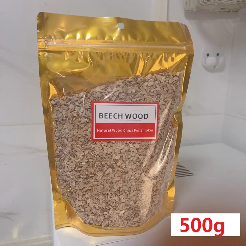 BBQ Smoking Wood Chips (125g–500g) – Apple & Oak Flavors for Grill and Smoker
