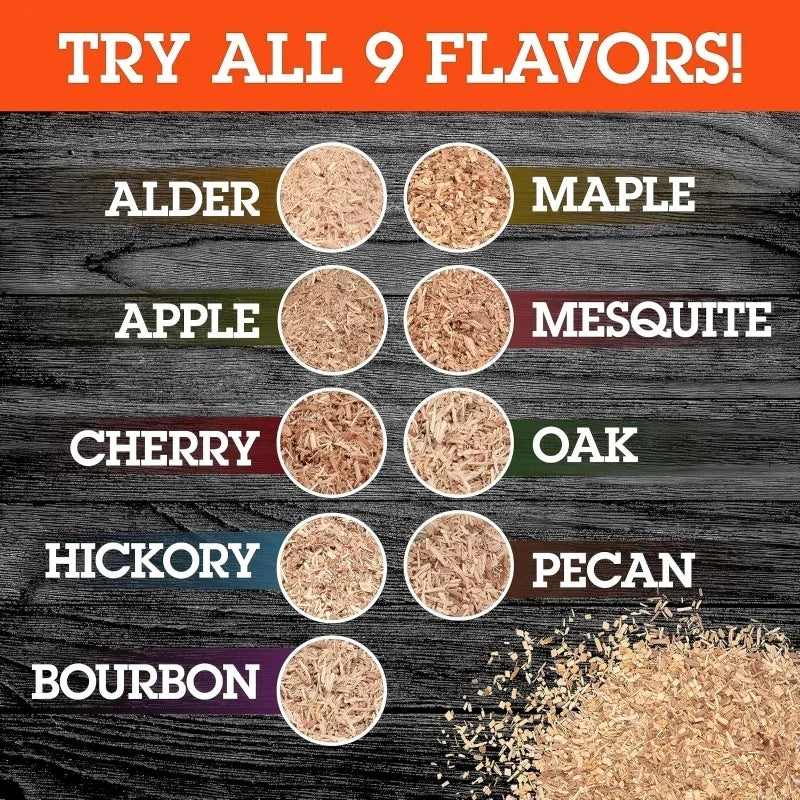 Apple BBQ Wood Chips – 250–450g Fruitwood Smoking Chips for Grilling & BBQ.