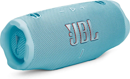 JBL Charge 6 Portable Bluetooth Speaker, Waterproof & Drop-Proof, AI Sound Boost, 28H Playtime, Power Bank, Black