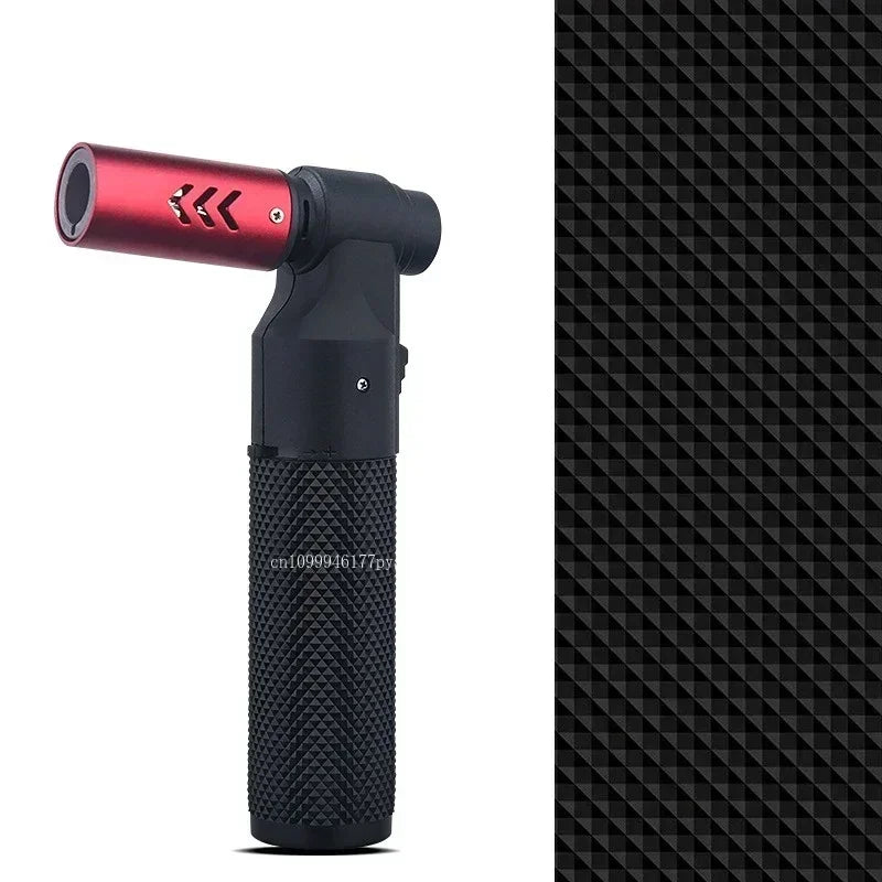 Jet Butane Cigar Lighter – Windproof Metal Torch for BBQ, Kitchen & Outdoor Use