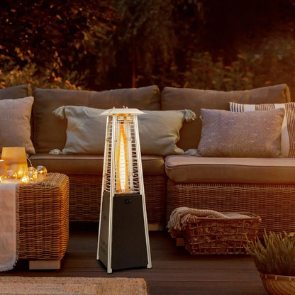 Portable Outdoor Tabletop Heater, 10,000 BTU with Tip-Over Protection for Patio Deck Porch