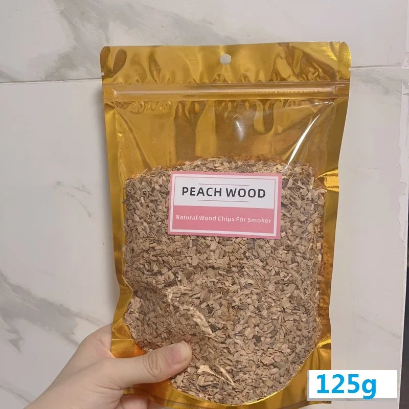 BBQ Smoking Wood Chips (125g–500g) – Apple & Oak Flavors for Grill and Smoker