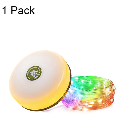 10m Retractable LED String Lights – RGB & Warm White, Rechargeable Portable Lantern for Indoor & Outdoor Use
