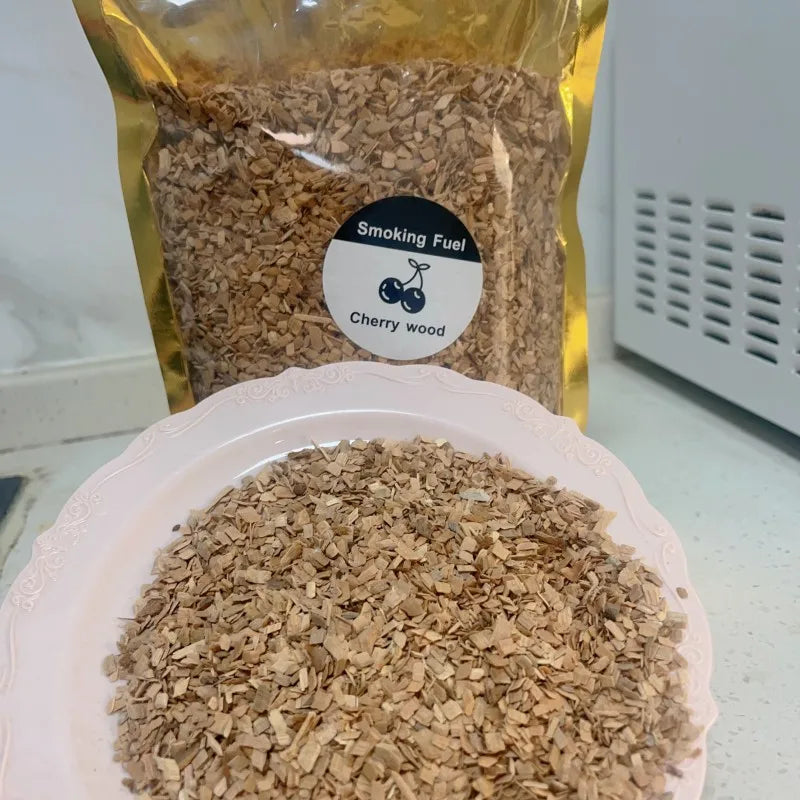 BBQ Smoking Wood Chips (125g–500g) – Apple & Oak Flavors for Grill and Smoker