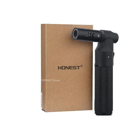 Jet Butane Cigar Lighter – Windproof Metal Torch for BBQ, Kitchen & Outdoor Use