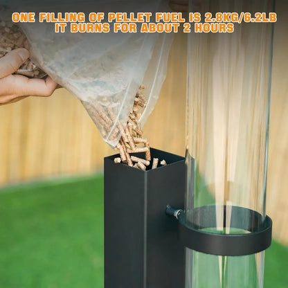 58" Portable Pellet Heater