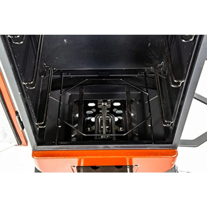 3 Series Gas Vertical Smoker in Red Hammertone
