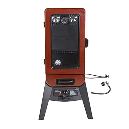 3 Series Gas Vertical Smoker in Red Hammertone