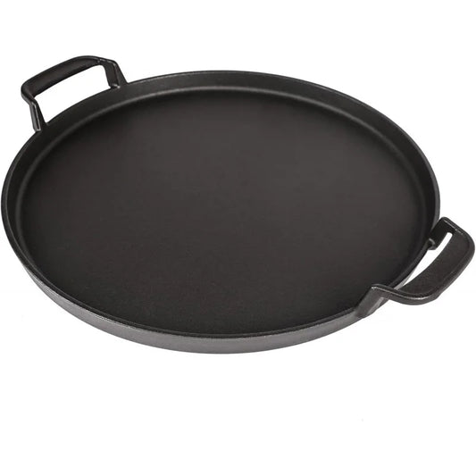 Gourmet BBQ System Cast Iron Griddle Pan for 22.5" Weber Kettle Charcoal Grill & Smokers