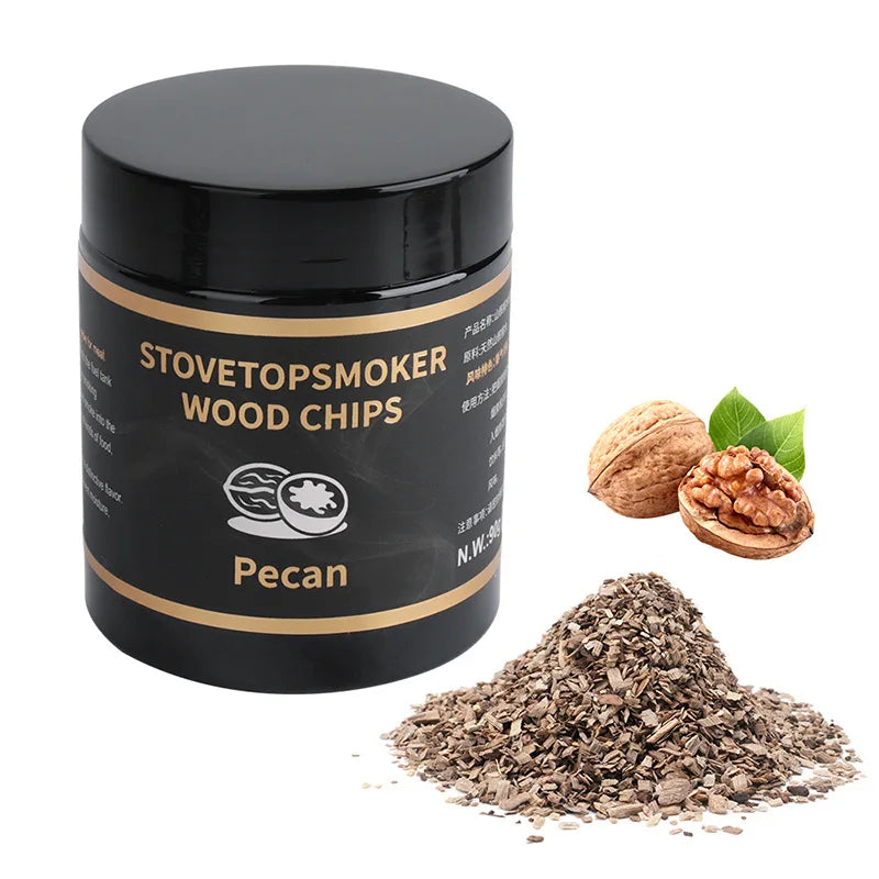 Kitchen Smoked Wood Shavings, Apples, Walnuts, Cherries, Oak Flavors, Molecular Cooking Wood Chips