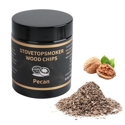 Kitchen Smoked Wood Shavings, Apples, Walnuts, Cherries, Oak Flavors, Molecular Cooking Wood Chips