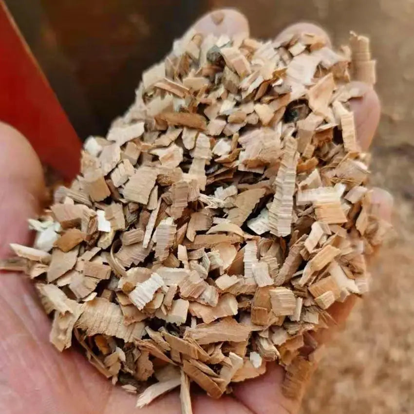 500g BBQ Smoking Wood Chips Food Smoker, Smoked Cocktails Barbecue Fruit Tree Sawdust Smoked Wood Block 0.5-3cm