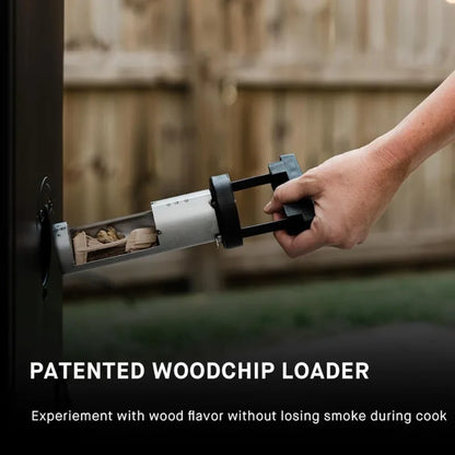 30-inch Digital, Electric, Vertical and BBQ Smoker with Leg Kit, Side Wood Chip Loader and 710 Cooking Square Inches- High quality.