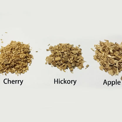 125g/bag BBQ Smoking Wood Chips Apple Cherry Oak Pecan Flavors for Outdoor Smoker Fumigation Box Bacon Smoked Grill Accessories