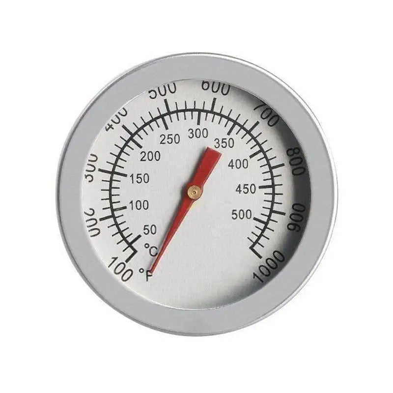 Built-In BBQ Grill Lid Thermometer Replacement – Compatible with Weber Traveler, Charcoal Grills, Smokers & Ovens (100–800°F)