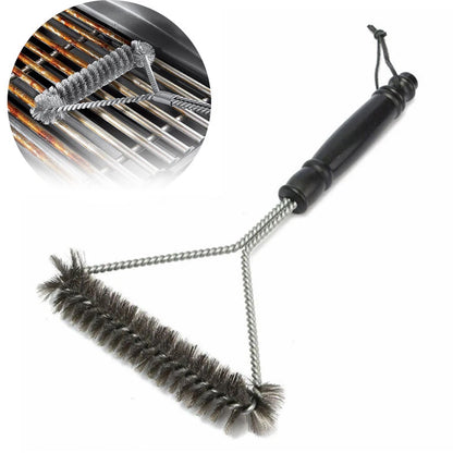 BBQ Grill Brush – Stainless Steel Bristle Cleaner for Non-Stick Grills & Accessories