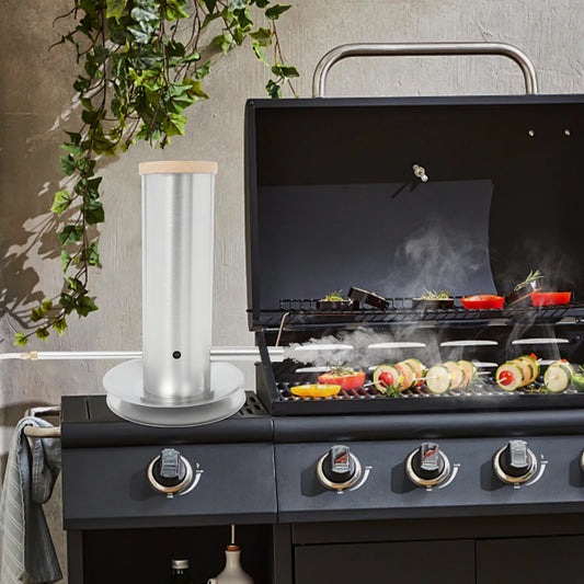 Electric Cold Smoke Generator, Stainless Steel Portable BBQ Smoker