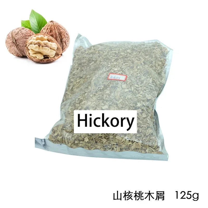 Smoked Sawdust Wood Chips for Smoking- 125g/bag -Apple Cherry Oak Hickory-Outdoor Smoker Fumigation Box- Bacon Wood BBQ Accessories
